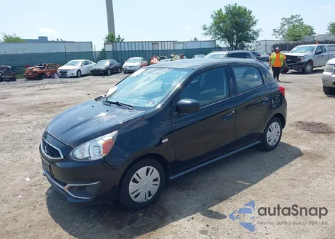 2017 Mitsubishi Mirage Es from USA, damaged, VIN ML32A3HJ1HH011612